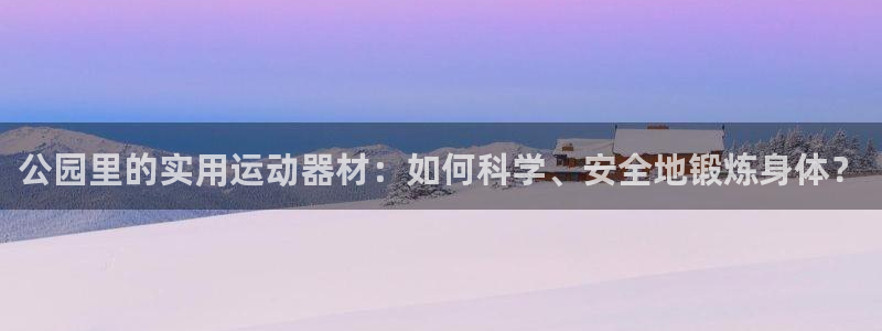好博体育官方正版app代理:公园里的实用运动器材:如何科学、